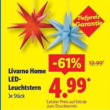 Livorno Home LED-Leuchtstern