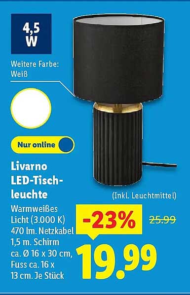 Livorno LED-Tischleuchte