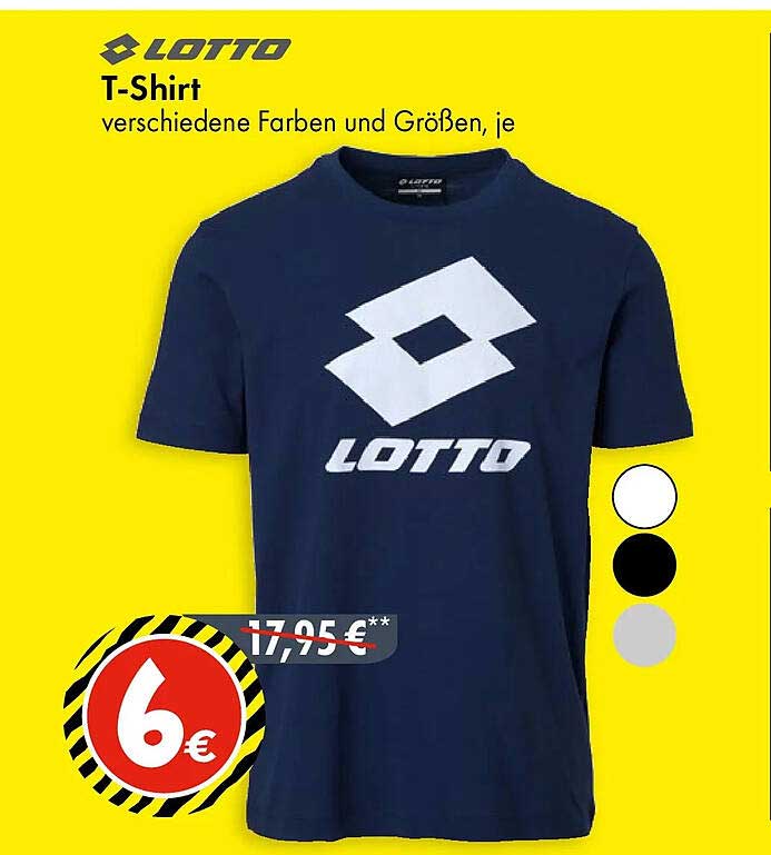 Lotto T-Shirt in verschiedenen Farben und Größen