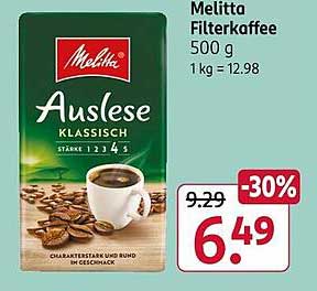 Melitta Filterkaffee Auslese Klassisch 500 g