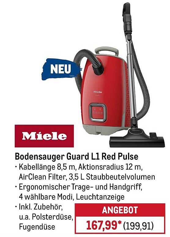 Miele Bodensauger Guard L1 Red Pulse