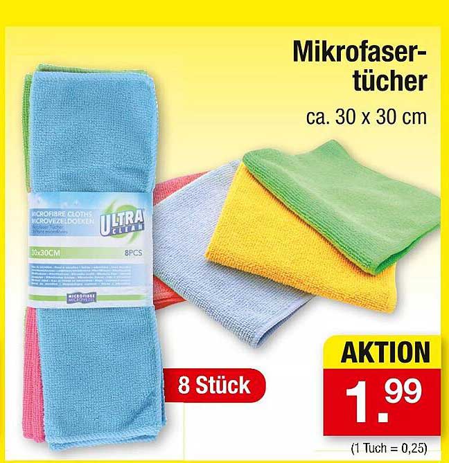 Mikrofaser-Tücher 8 Stück - Ultra Clean