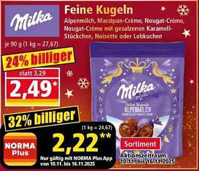 Milka Feine Kugeln