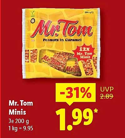 Mr. Tom Minis - Erdnüsse in Karamell