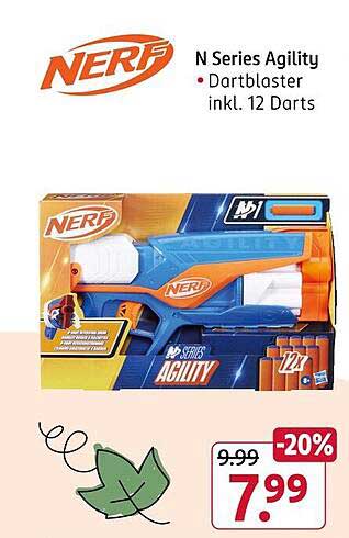 Nerf N Series Agility Dartblaster inkl. 12 Darts