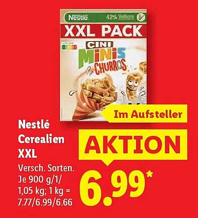 Nestlé Céréalien XXL - Cini Minis Churros