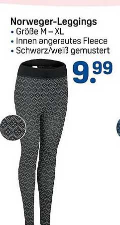 Norweger-Leggings mit Innenfleece