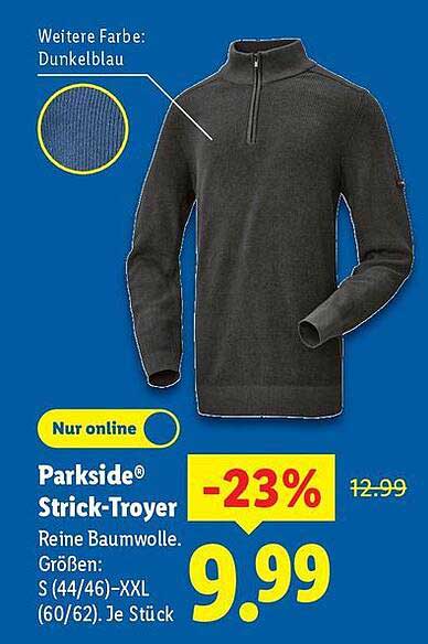 Parkside® Strick-Troyer - Reine Baumwolle