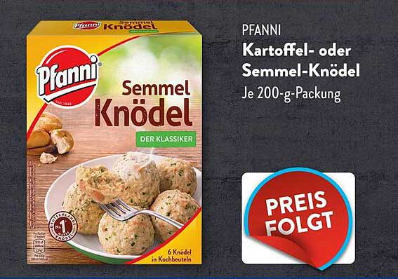 Pfanni Kartoffel- oder Semmel-Knödel je 200-g-Packung