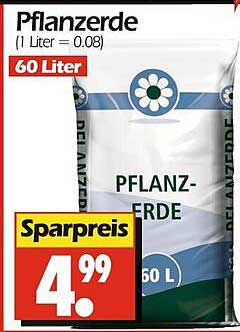 Pflanzerde 60 Liter (1 Liter = 0.08)