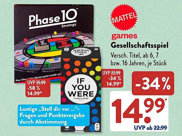 Phase 10 Gesellschaftsspiel - Spaß für die ganze Familie