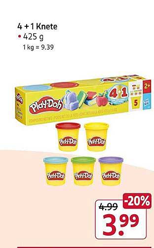PLAY-DOH 4 + 1 Knete 425 g