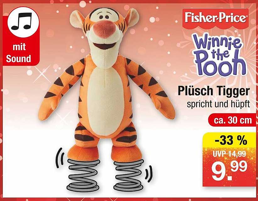 Plüsch Tigger – spricht und hüpft