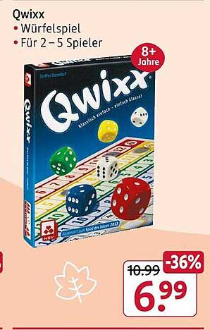 Qwixx - Würfelspiel für 2 - 5 Spieler