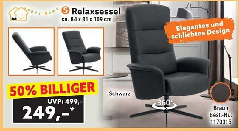 Relaxsessel - Elegantes und schlichtes Design