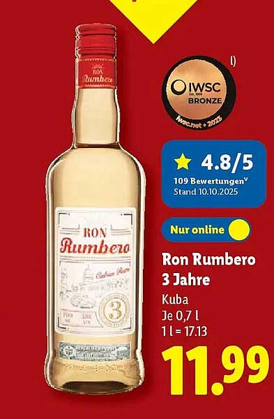 Ron Rumbero 3 Jahre – Kuba