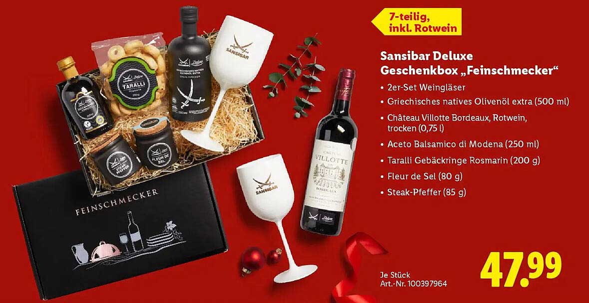 Sansibar Deluxe Geschenkbox „Feinschmecker“
