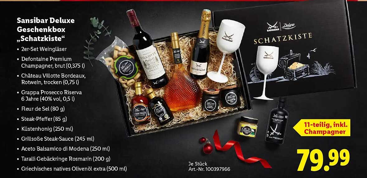 Sansibar Deluxe Geschenkbox "Schatzkiste"