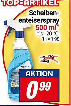 Scheibenenteiserspray 500 ml - Aktion