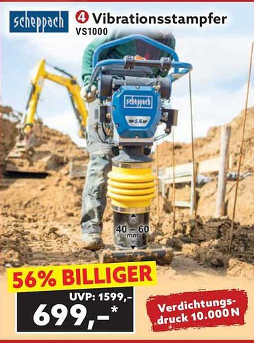 Scheppach Vibrationsstampfer VS1000