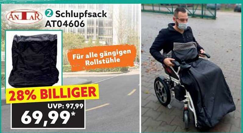 Schlupfsack AT04606 für alle gängigen Rollstühle
