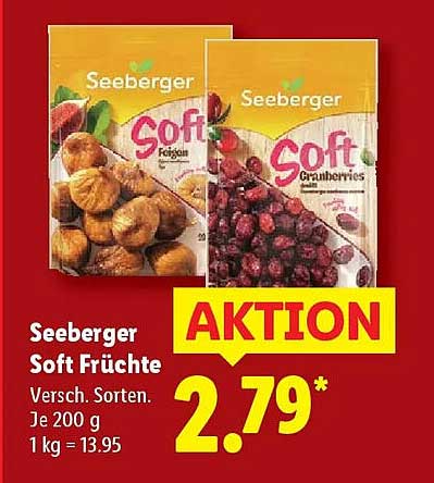 Seeberger Soft Früchte - Verschiedene Sorten