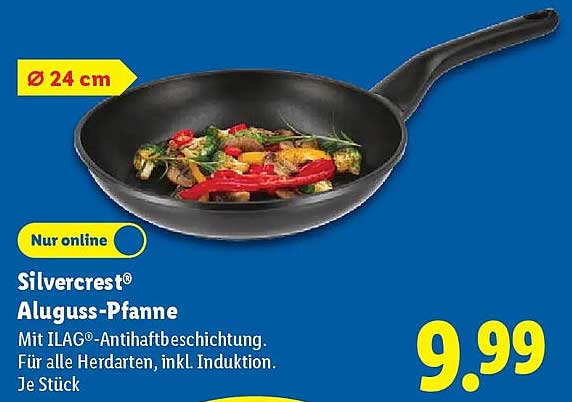 Silvercrest® Aluguss-Pfanne Ø 24 cm