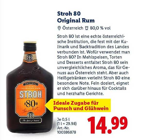 Stroh 80 Original Rum