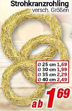 Strohkranzrohling - verschiede Größen ab 1,69 €