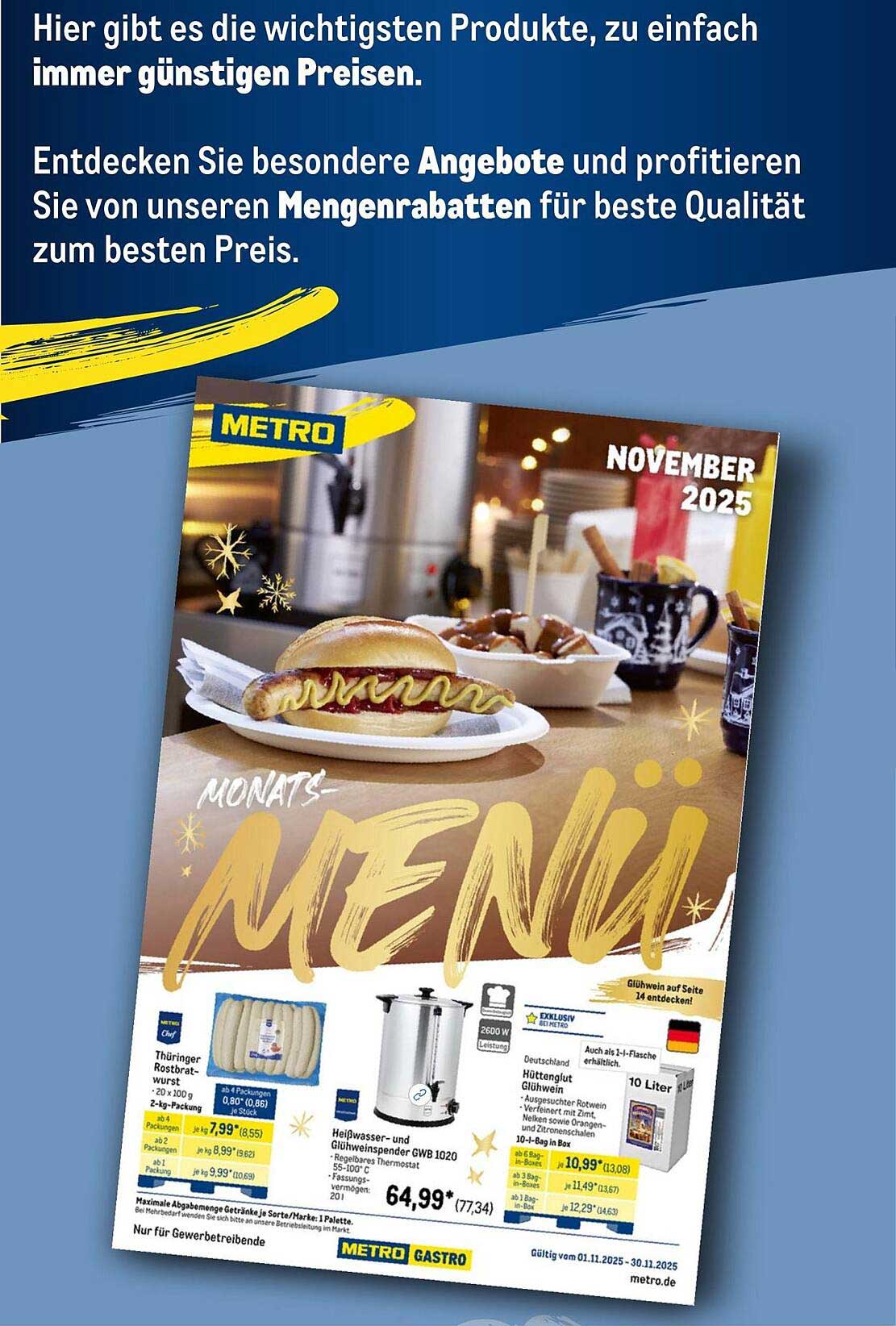 Thüringer Rostbratwurst (20 x 100g)