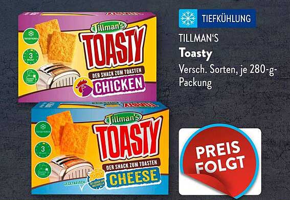 Tillman's Toasty - Verschiedene Sorten, je 280-g-Packung