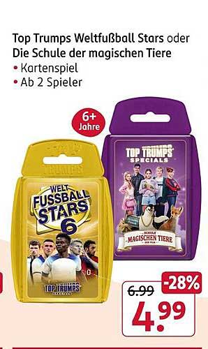 Top Trumps Weltfußball Stars oder Die Schule der magischen Tiere