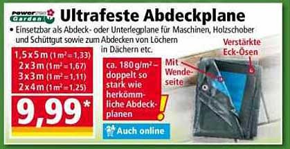 Ultrafeste Abdeckplane