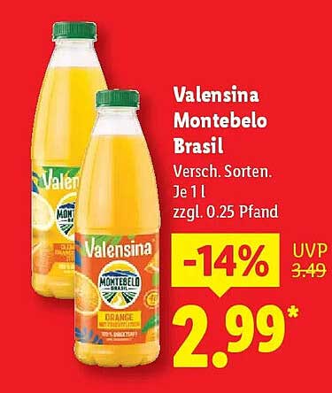 Valensina Montebelo Brasil - Frischer Genuss aus Brasilien