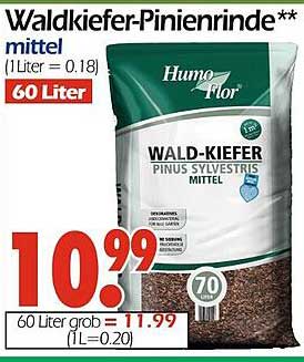 Waldkiefer-Pinienrinde mittel 60 Liter