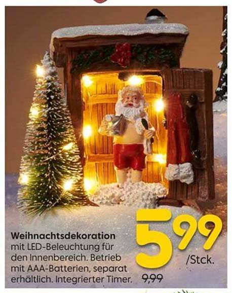 Weihnachtsdekoration mit LED-Beleuchtung für den Innenbereich