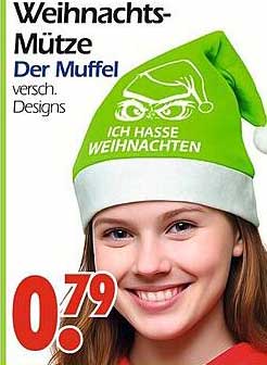 Weihnachtsmütze Der Muffel - verschiedene Designs