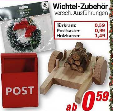 Wichtel-Zubehör - Türkränze und mehr in verschiedenen Ausführungen