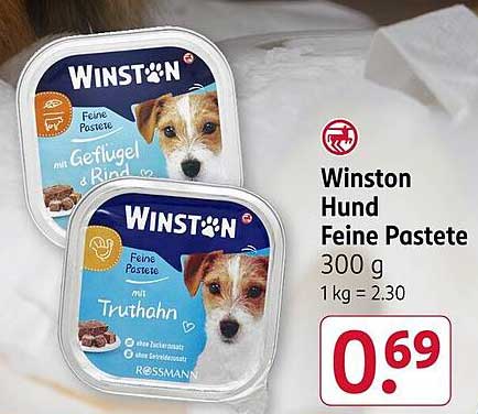 Winston Hund Feine Pastete 300 g