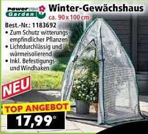 Winter-Gewächshaus ca. 90 x 100 cm