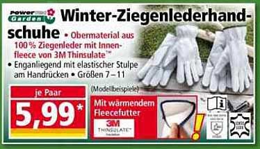Winter-Ziegenlederhandschuhe
