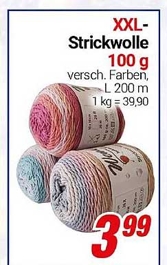 XXL-Strickwolle 100 g