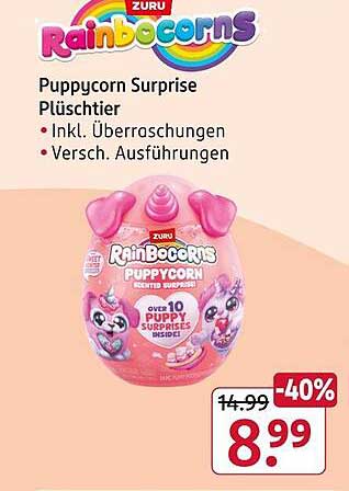 ZURU Rainbocorns Puppycorn Surprise Plüschtier