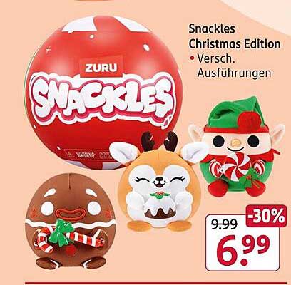 ZURU Snackles Christmas Edition - Versch. Ausführungen