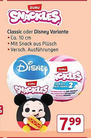 ZURU Snackles - Classic oder Disney Variante