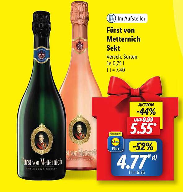 Stilvolle Metternich Sekt Angebot Bild