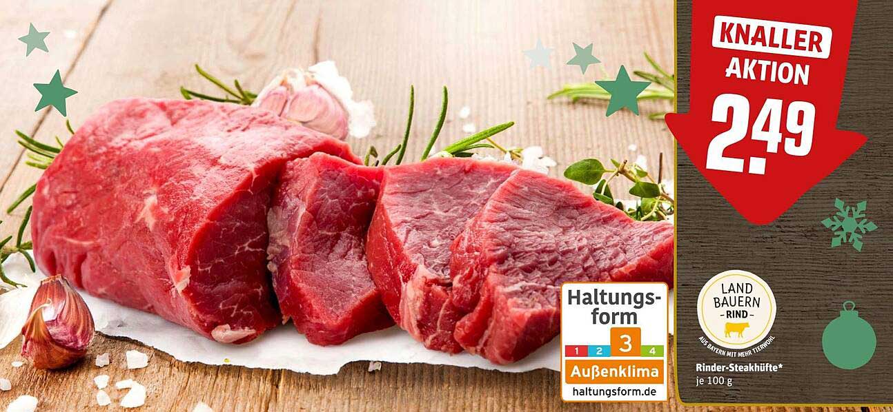 Rinder-Steakhüfte Angebot bei REWE Center