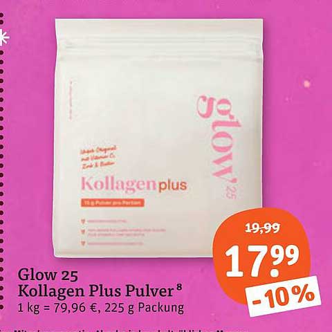 Spannende Glow 25 Kollagen Pulver Wo Kaufen Ebenbild