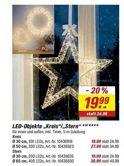 Luxus Led Stern Aussen Aldi Bild
