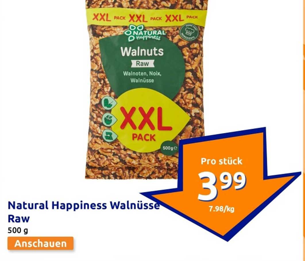 Natural Happiness Walnüsse Raw